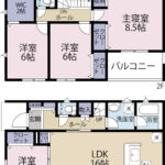 【2026年10月完成予定】富士宮市小泉第29　全4棟　4号棟　4LDK＋ウォークインクローゼットの画像