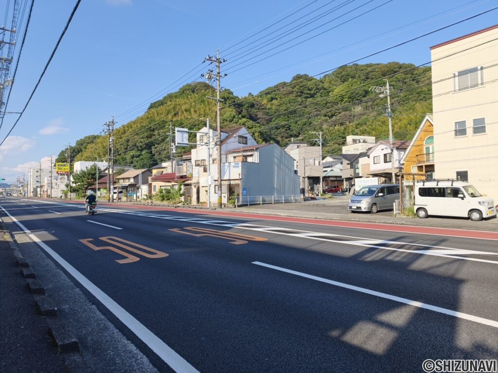 静岡市葵区籠上（安倍街道沿い）売土地 60坪の画像