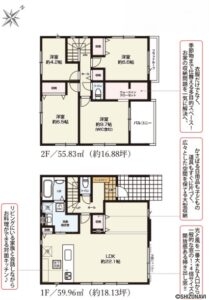 2号棟　間取り図