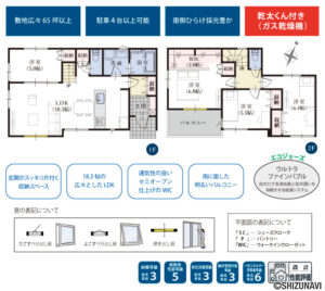 【2027.4完成予定】静岡市清水区下野西5期　新築一戸建て　の物件画像