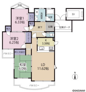 間取図_フォーサイトワン402