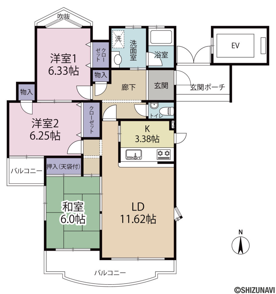 間取図_フォーサイトワン402