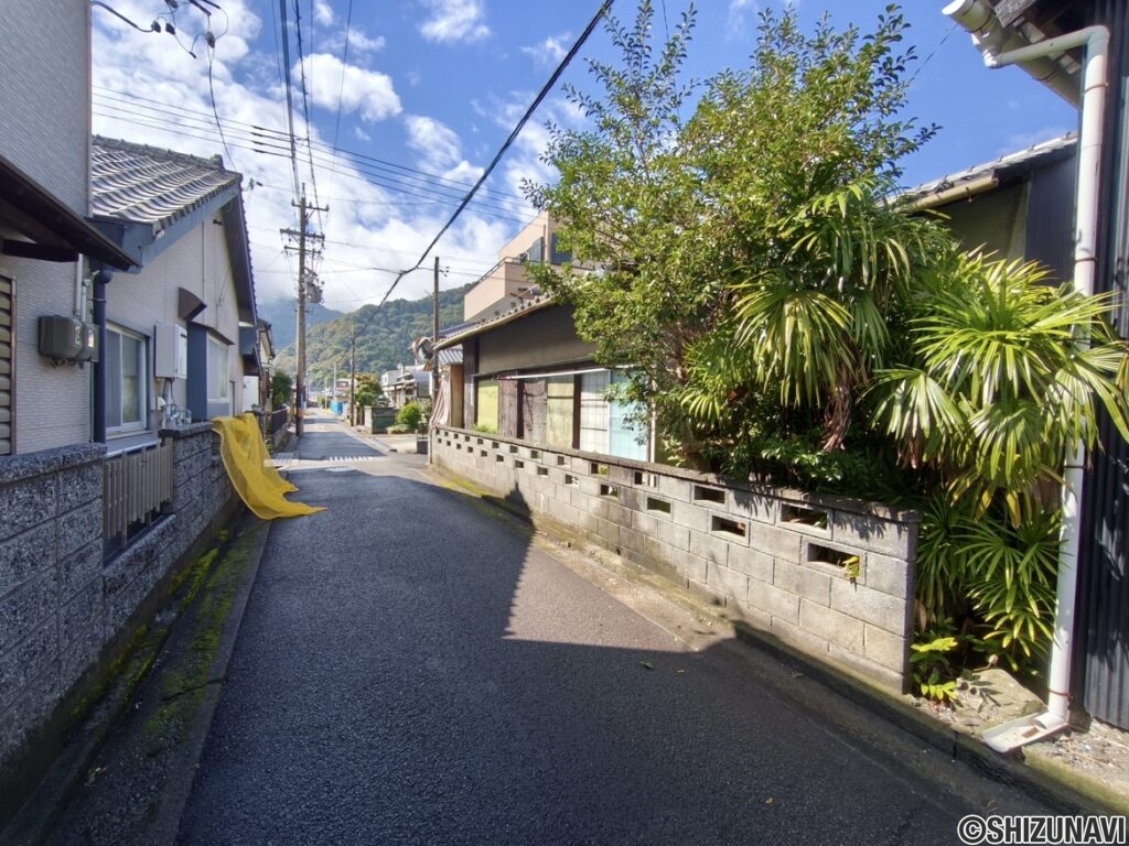 静岡市駿河区用宗5丁目　用宗らしい路地に入った30坪売土地の画像