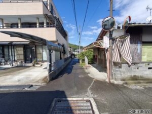 静岡市駿河区用宗5丁目　用宗らしい路地に入った30坪売土地の画像