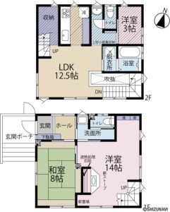 伊豆の国市田京　中古住宅　間取り図面