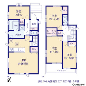 B号棟　間取り図