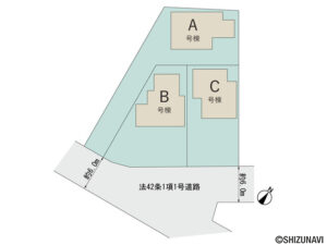 【2026年10月完成】焼津市大村3丁目　2棟の物件画像