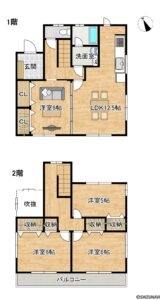 【リフォーム後間取図】