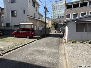 西側前面道路（幅員4ｍ）