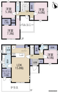 【2026.10月完成予定】沼津市大岡5期1棟　新築戸建ての画像