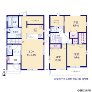 B号棟　間取り図