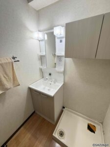 洗面台も一度交換しております。