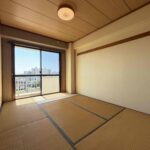 日当たりの良い和室。
