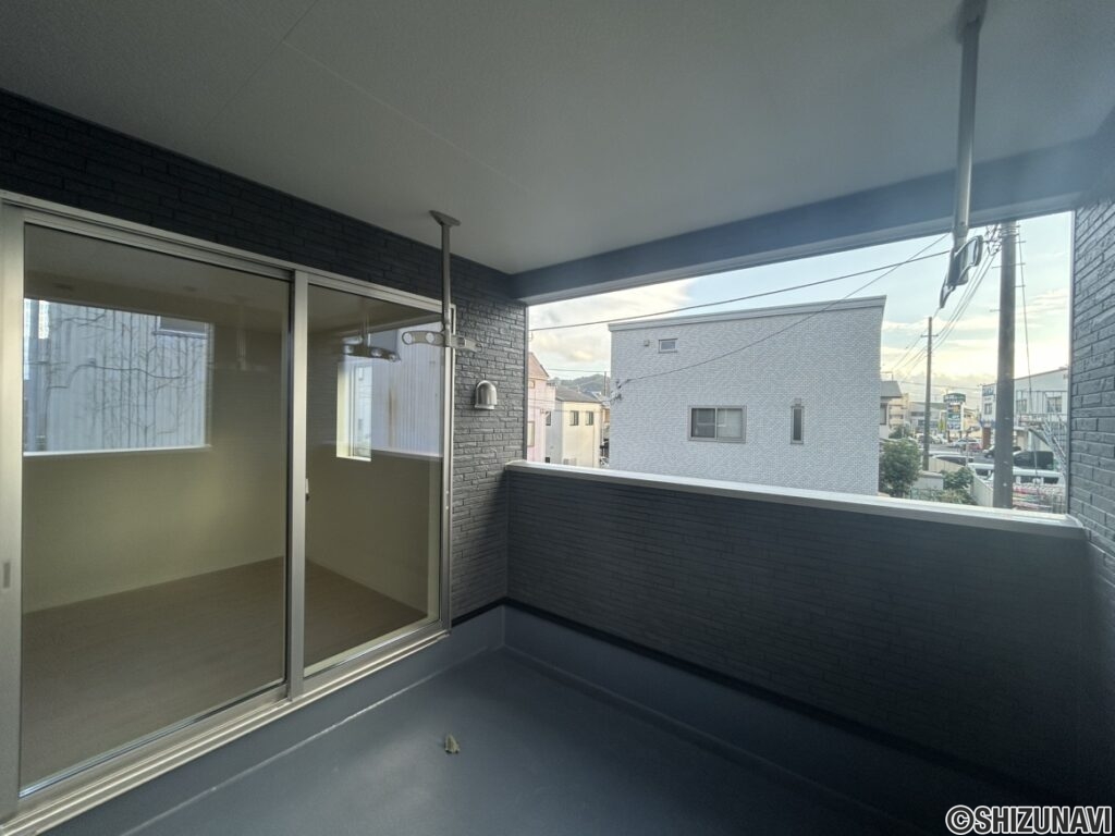 2階 バルコニーの写真です。