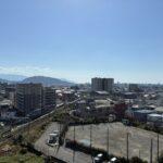 南側バルコニー眺望　駿河湾が見れます