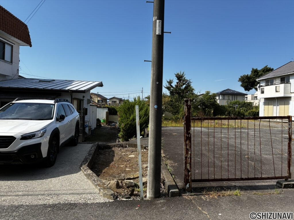 富士市中里　約262.39坪　建築条件なし　売土地の画像