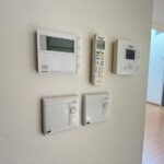 各種設備のパネルが一か所にまとまっているので、スッキリです。
