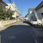 清水町徳倉　売り土地　前面道路