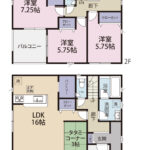 物件の間取り図です。