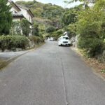 熱海市泉　セキスイハイム中古住宅　前面道路